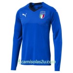 Camisolas de Futebol Itália Equipamento Principal 2018 Manga Comprida Camisolas de Futebol Itália Equipamento Principal 2018 Manga Comprida